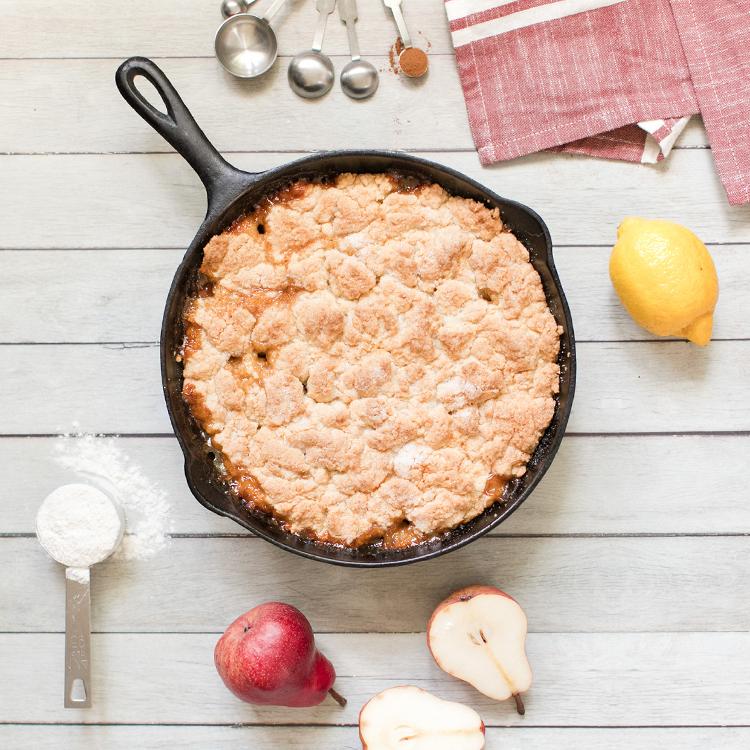 Drop Biscuit Pear Cobbler